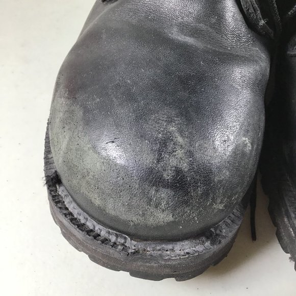 Belleville Military Leather Combat Boots Black 10W - Picture 12 of 14